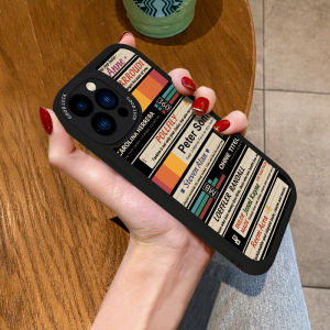  17 Phone Case Trendy Brand Personalized Label 16Promax Full Lens Protection 13Mini Soft Silicon 14 Men 15Plus Transparent High End 11 Leather Cover Women New 12 Anti-Fall E