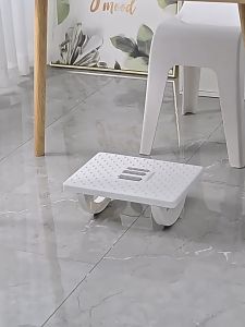 SANCY Ergonomic Foot Stool 180° Swing Massage Roller Rest Stool Under Office Desk Anti-slip Antibacterial Massage Foot Stool-Fulfilled by SANCY