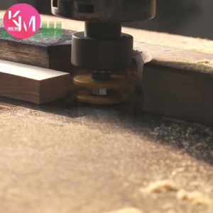 1 Pasang Tongue & Groove Shanks 1/4\\\" Mata Profil Router Sambungan Panel Kayu AS 47.6 mm