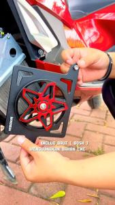 Misoka Cover Radiator V2 Bintang untuk PCX 160 Vario 160 ADV 160 Stylo 160 Alumunium & Acriylic Mirror