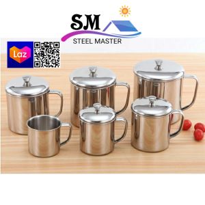 SUS 304 Stainless Steel Mug /Water Cup with lid /Coffee Cup -from Steel Master