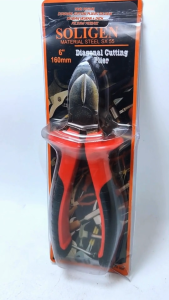 Diagonal Cutting Pliers 6" SOLIGEN / Tang Potong Tajam Presisi Ukuran 6 inch SOLIGEN Genggaman Karet Ergonomis Anti slip Kuat Awet