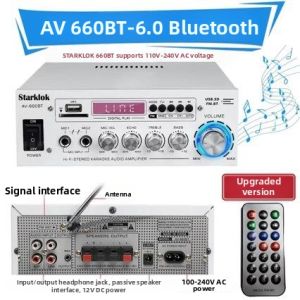 BONINGYU | Bluetooth USB SD Dual Voltage High Power Amplifier