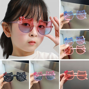 【YIDEA HONGKONG】Childrens Sunglasses UV Protection Cute Glasses Girls Soft Leg Silicone Sunglasses