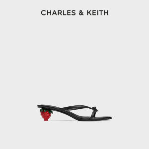 Charles & Keith | Strawberry Heel Bow Detail Summer Sandals
