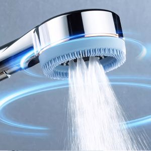 4 Mode High Pressure Shower Head Pressurized  Water Massage Showerhead with Filter Handheld Shower Mixer Bathroom Accessories