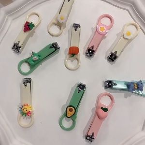 SK-C957 Gunting Kuku Mini Karakter 3D Lucu dengan Gantungan Praktis / Nail Clipper / Jepit Kuku