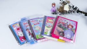 Mainan Edukasi Magic Water Book: Mainan Air Bersih & Spidol Air Invisibel
