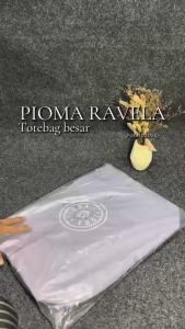 OMIPABAGS Pioma Ravela Tote Bag Wanita Shoulder Bag Handbag Medium Nylon Waterproof