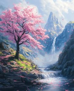 Painting By Numbers For Adults Kits Flowers Street Landscape Picture By Numbers For Home Decors 40x50cm