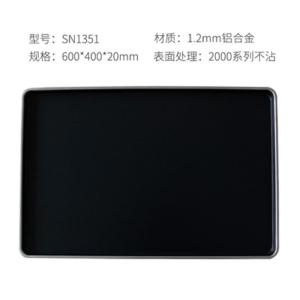 Three-Able Commercial Non-Stick Baking Tray SN1092 Anode Aluminum Alloy Square Hole Bread Cake Baking Tray Kitchen Cooking Tools