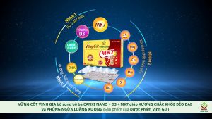 Viên Uống Bổ Sung Canxi Vững Cốt Vinh Gia Hỗ trợ Xương Chắc Khỏe Dẻo Dai Giảm Loãng Xương (Hộp 20V)