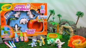 Crayola Scribble Scrubbie Dinosaur Island Toys for Boys & Girls Gifts for Kids Safe and nontoxic ages 3 & up.