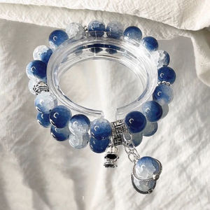 Vòng Tay Thời Trang Phong Cách Trung Hoa Mới Dành Cho Nữ Vòng Tay Hạt Nhỏ Cho Cặp Đôi Bạn Thân Vòng Tay Thời Trang Bằng Thép Không Gỉ