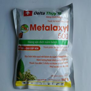 Thuốc trừ bệnh Tatsu 25WP -Hiệu Metalaxyl 500 -GÓI 500g bột trắng Thuốc Trừ NẤM BỆNH Gây Ch.ết Cây Con Vàng Lá Thối Thân/Quả Sương Mai