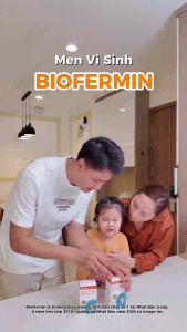 Men vi sinh Biofermin Kids cho trẻ từ 1-12 tuổi - Hộp 30 gói
