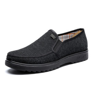 DTHN | Beijing Mens Soft Bottom Anti-Slip Slip-On Comfortable Dad Shoes Spring Lightweight Walking Shoes Breathable Mesh Upgraded Version