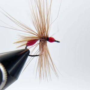 Bimoo 5/10pcs #12 Epoxy Bloody Ant Fly Barbless Dry Fly Terrestrials Insect Bait Trout Bass Steelhead Grayling Fishing Flies