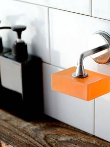 Japanese Dulton Soap Holder Stainless Steel Magnet Soap Rack Bathroom Punch-Free Suction Cup Storage Rack