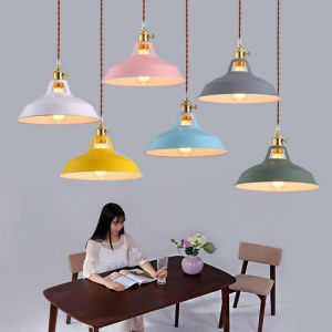 โคมไฟ E27 สไตล์นอร์ดิกชั้น LED โคมไฟระย้า เครื่องตกแต่งร้านอาหาร ห้องนอน ไม่ซับซ้อน