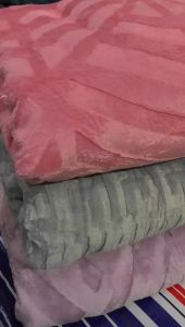 Selimut / Blanket Bulu Emboss 3D Import Bulu Tebal Halus Lembut Minimalis Dewasa Warna 180x200 200x230 | Selimut Polos Murah Cantik Lucu Motif