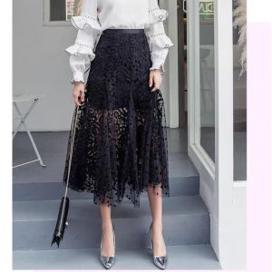 9980 Gessica Lace Patwork Skirt Rok Korean Style Party Wear