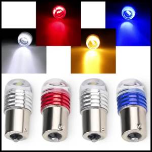 1/4pcs 1156 1157 Led Bulb BA15S BAY15D P21/5W P21W R5W R10W Car Light S25 Indicator Brake Reverse Signal Lamp Red White
