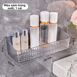 Giá Để đồ Phòng Tắm Có Cốc Hút Không Cần Khoan