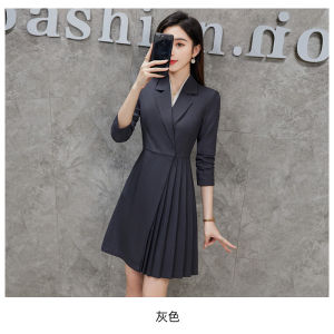 Professional Suit Dress Womens Autumn Workwear Jewelry Store Uniform High-end Beauty Therapist Formal Dress Garb