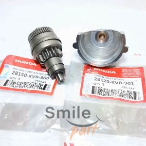 Granat Stater Vario Beat Scoopy Spacy Beat FI + Tutup Pinion Stater Granat Beat Karbu KVY GIGI GEAR