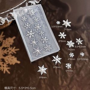 #15 Christmas Nail Art 3D Mold DIY Manicure Silicone Model 圣诞节美甲模具圣诞树卡通圣诞老人硅胶磨具