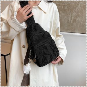 Hight Quality Leisure Ladies Sling Bag Three-purpose Lightweight Multi-compartment Backpack Nylon Waterproof Design