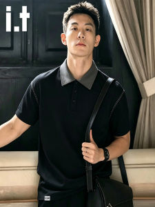 izzue | Áo Polo Mỏng Đen Thời Trang Cho Mùa Hè
