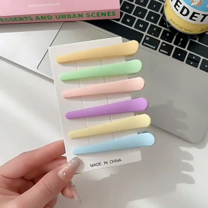 Combo 10 Kẹp Tóc Mỏ Vịt Cỡ Lớn Nhiều Màu Sắc Bằng Acrylic Phong Cách Hàn Quốc Dễ Thương Cho Nữ - Kẹp Tóc Mái Dễ Thương