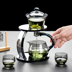 Glass Semi-automatic Fully Automatic Tea Set Suit Combination Lazy Household Sensor Teapot Tea Making Handy Gadget Kung Fu Tea Cup