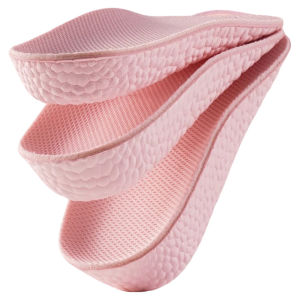 Miếng Lót Giày Tăng Chiều Cao Vô Hình Thể Thao Hỗ Trợ Gót Chân Chống Sốc Giảm Mùi Thoải Mái Màu Đen Cho Nam Và Nữ