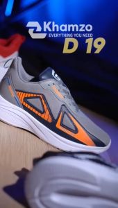 Sepatu Sneakers Pria Khamzo D19 Casual Terbaru Sepatu Cowok Kekinian Running Shoes