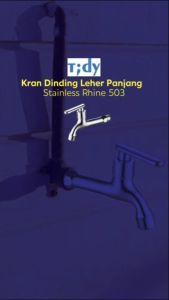 Tidy Kran Dinding Leher Panjang Stainless Rhine 503