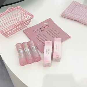Lip Glaze Glossy Kaca Moisturizing Lip Gloss Glasir Bibir Pelembab Pemutih Bibir Cermin Glasir Bibir Wajah-🌹Tamia