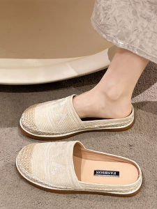 Giày Đi Biển Mùa Hè Đế Bằng Thường Ngày Cho Nữ Giày Lười Hở Mũi Thoải Mái Cho Phụ Nữ Trẻ Thường Ngày Giày Lười Đế Bằng