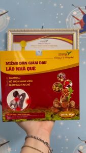 Miếng dán giảm đau Lão nhà quê 30 gói hỗ trợ giảm đau tại chỗ kháng viêm