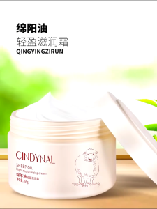 (BPOM) CINDYNAL Sheep Oil Cream Anti Aging and Moisturizer Melembabkan & Atasi Penuaan Dini 120Gr