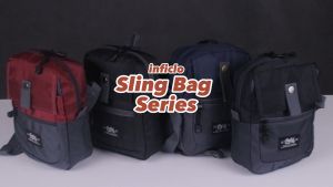 Tas slingbag kecil pria wanita tas hp terbaru dinir tebal berkualitas hitam