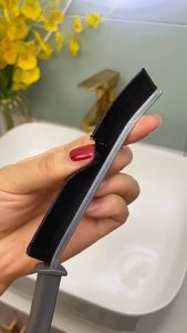 5pcs Multi-purpose Cleaning Window Brush Groove Gap Cleaner Nylon Sink Brush Long Handle Floor Seam Brush Bathroom Dead-end Deep alloy