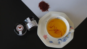 Saffron Kingdom Herb nhụy hoa nghệ tây Iran hộp mẫu thử 0.1 gr hàng chính hãng hữu cơ super negin thượng hạng
