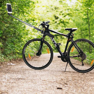 20230515 FOR SJCAM gopro insta360 DJI OSMO 360 action sports camera accessories and Bicycle Mobile Phone Holder Anti Slip Selfie Stick Handlebar Mount Cellphone Bracket Rotatable Support Bike Accessories