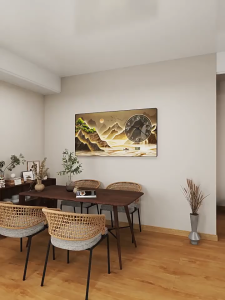 Modern living room clock dining mural roomhome clock decorative painting proch clock painting Aesthetic decoration Wall decoration