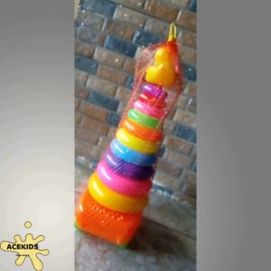 Mainan Anak Ring Donat Bebek Beroda Isi 10 Murah Original - B446