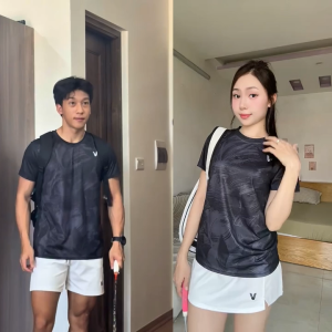 Áo Cầu Lông Quần Cầu Lông Bộ Cầu Lông Nam Nữ Chuyên Nghiệp Vải Thoáng Khí A851 - V Badwear