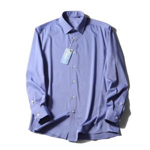 Business Casual Long Sleeve Liquid Ammonia Cotton Shirt for Men Spring 2025 Formal Professional Shirt Doctor.Huangs Brand